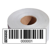 Benning Barcodeetiketten Nr. 1-1000 756301-3