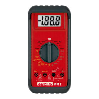 Benning Digital Multimeter 1000V Messbereich MM2