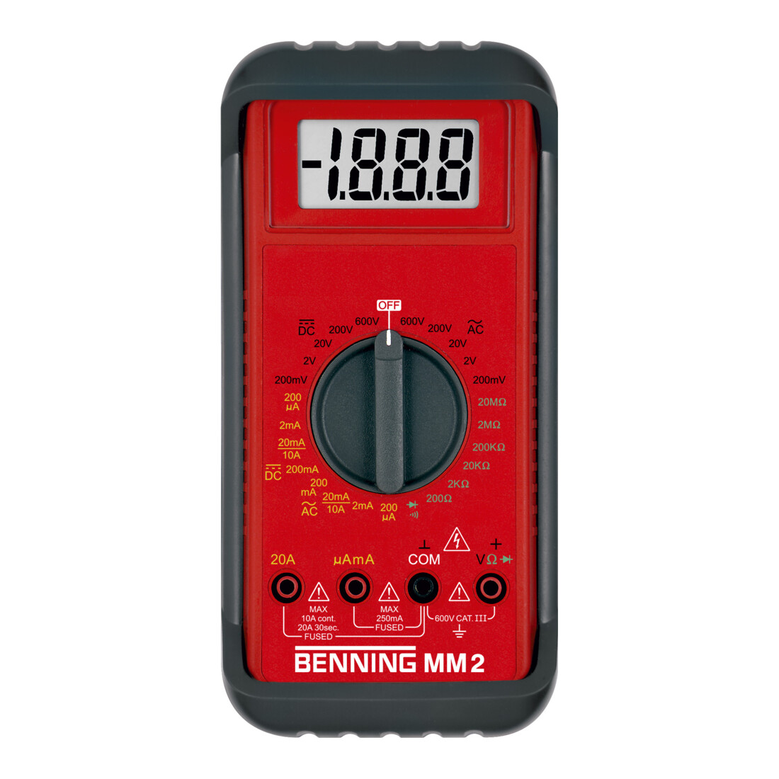 Benning Digital Multimeter 1000V Messbereich MM2