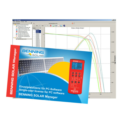 BENNING Logiciel PC SOLAR Manager