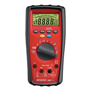 BENNING Multimeter 0,01 mV-1000 V DC 0,01 mV-1000 V AC m.Batterie/Messleitungen/Tasche M
