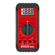 Benning Multimeter 0,1 mV-1000 V DC 0,1 mV-750V AC met batterij/testsnoeren/tas MM 2