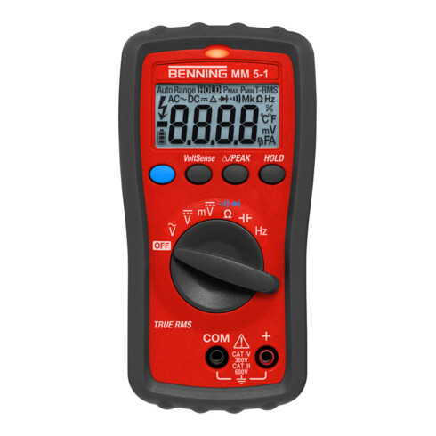 BENNING Multimeter MM 5-1 0,0001-600 V AC/DC Spannungs/Durchgangsprüf.