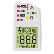 Benning Rilevatore di tensione 1-1000 V AC/1-1200 V CC 2 poli carico commutabile DUSPOL digitale-5