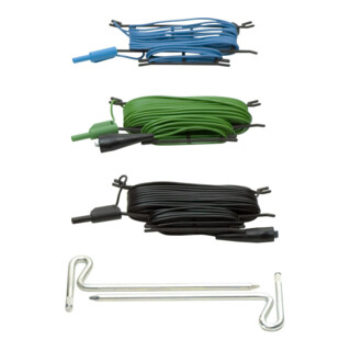 Benning Set di messa a terra, 5 pz. adatto al test di installazione. IT 130