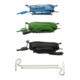 Benning Set di messa a terra, 5 pz. adatto al test di installazione. IT 130-1