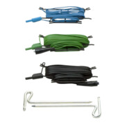 Benning Set di messa a terra, 5 pz. adatto al test di installazione. IT 130