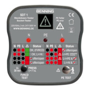 Benning Steckdosentester mit Fingerkontakt BENNING SDT 1-4