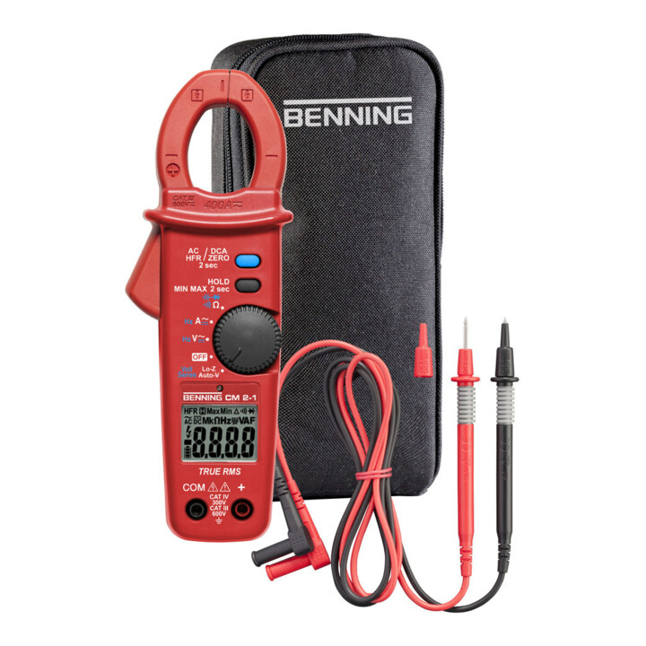 BENNING Stromzangenmultimeter CM 2-1 0,01 A-400 A CAT IV 600 V, CAT III 100 V