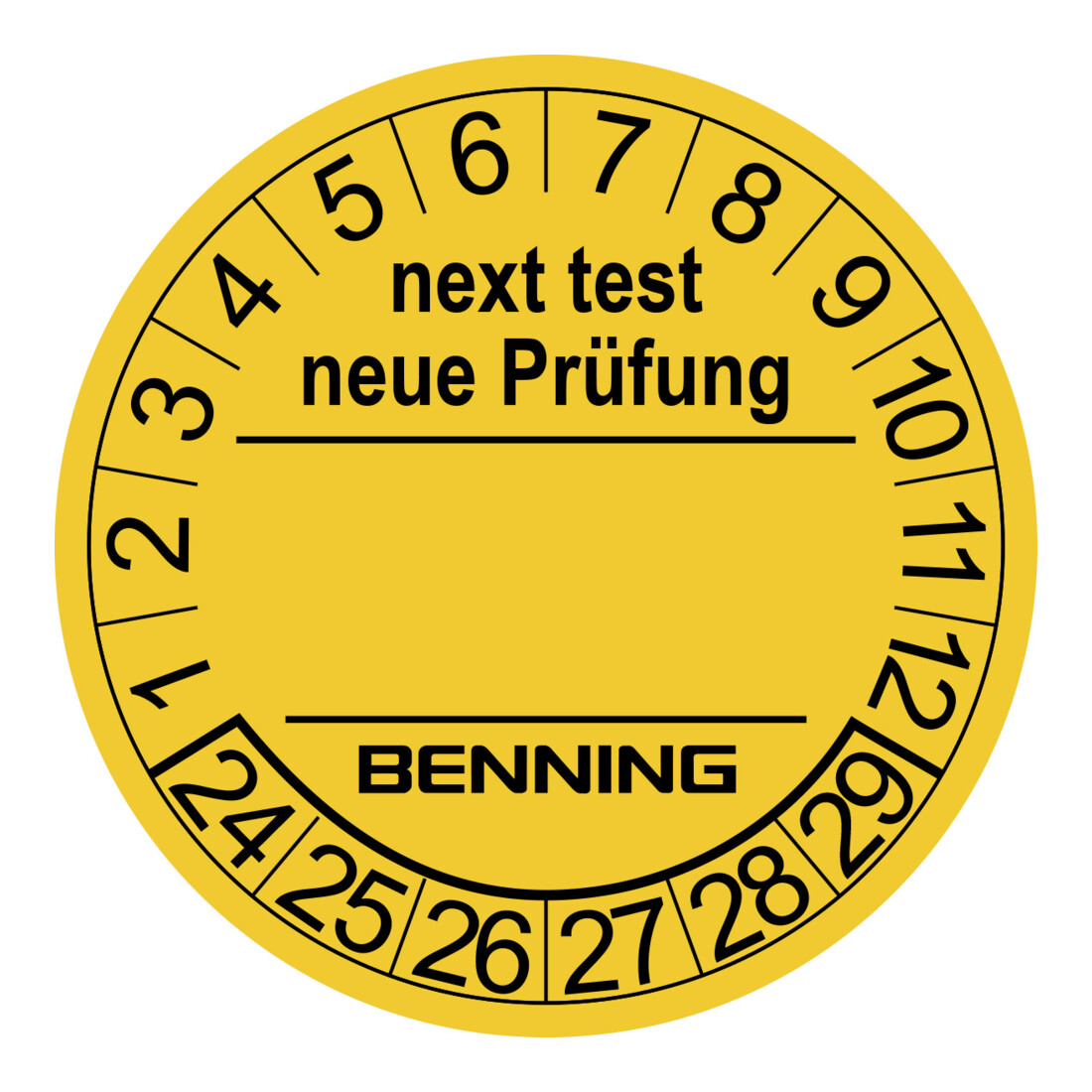 Benning testbadges D30mm RL