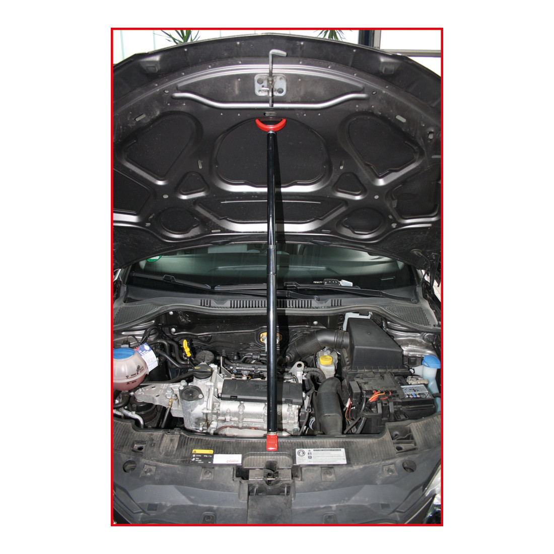 béquille télescopique pour capot moteur et hayon, 64 -109 cm