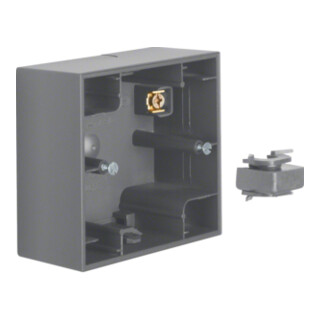 Berker Boîtier apparent 1 poste K.1 anthracite mat, laqué 10417006