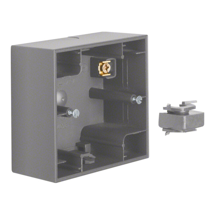 Berker Boîtier apparent 1 poste K.1 anthracite mat, laqué 10417006