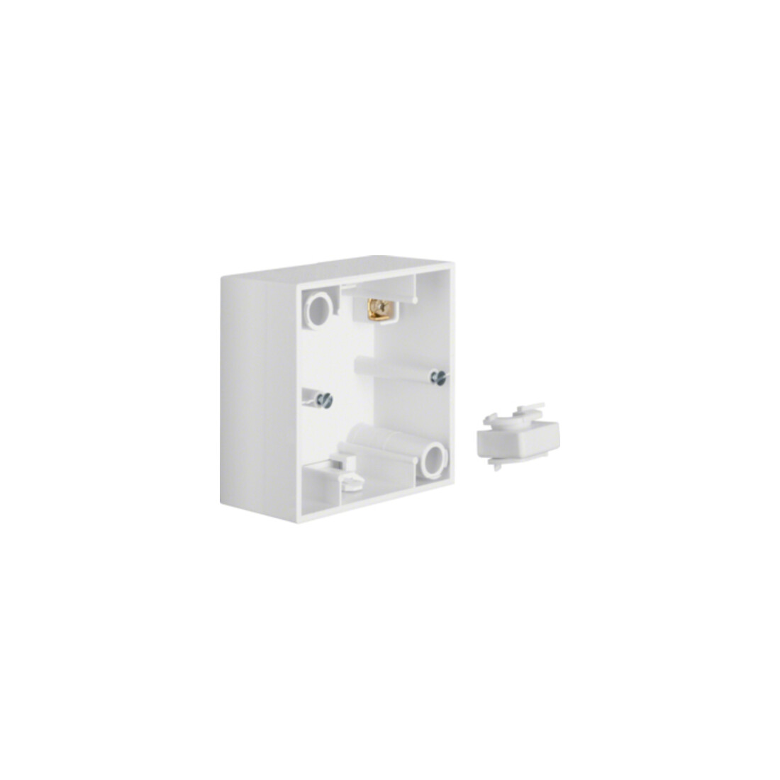 Berker Boîtier en saillie 1f. avec verre pws/gl 10418989