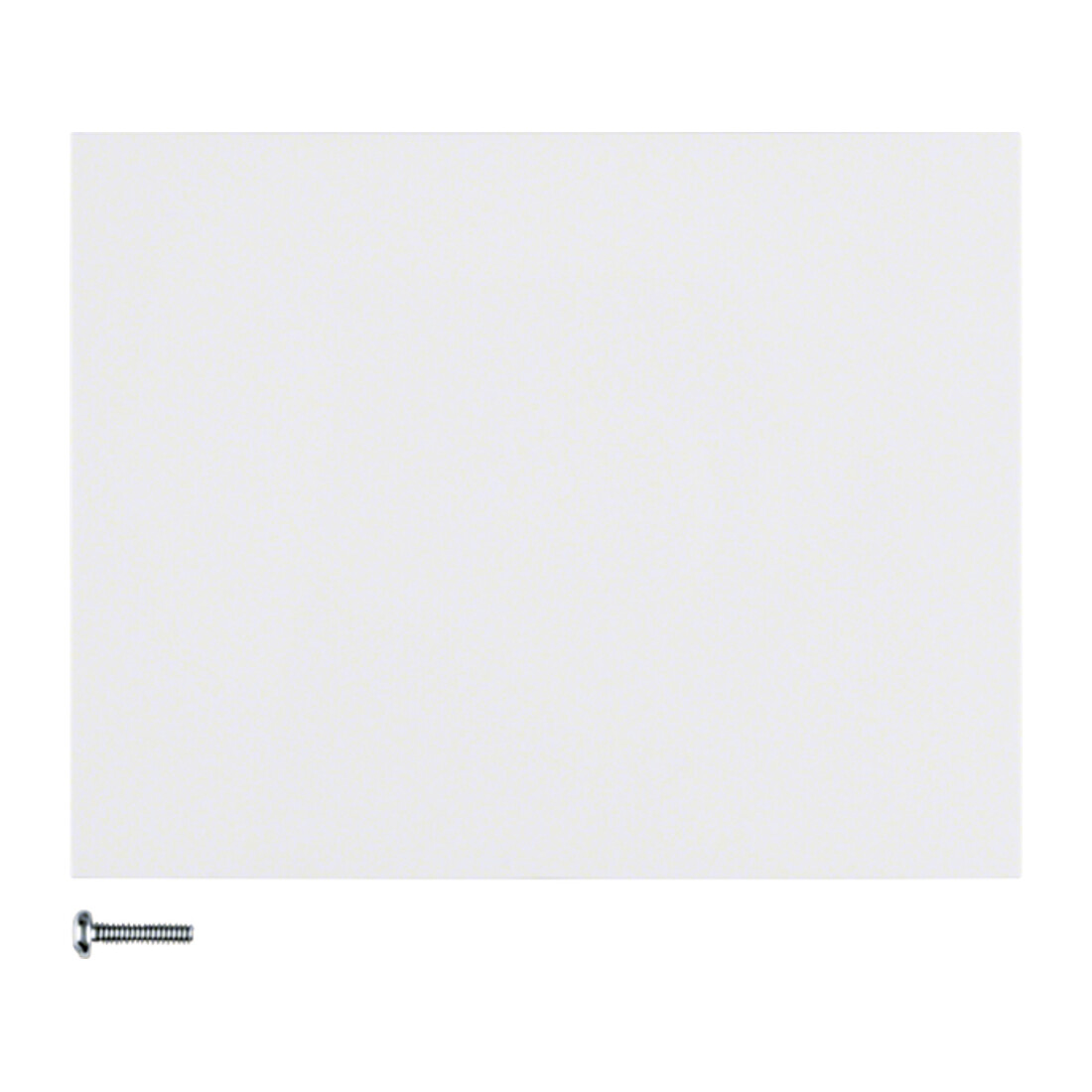 Berker Bouton 1 touche blanc polaire brillant 85141179