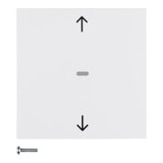 Berker Bouton de volet roulant blanc polaire brillant 85241189-1