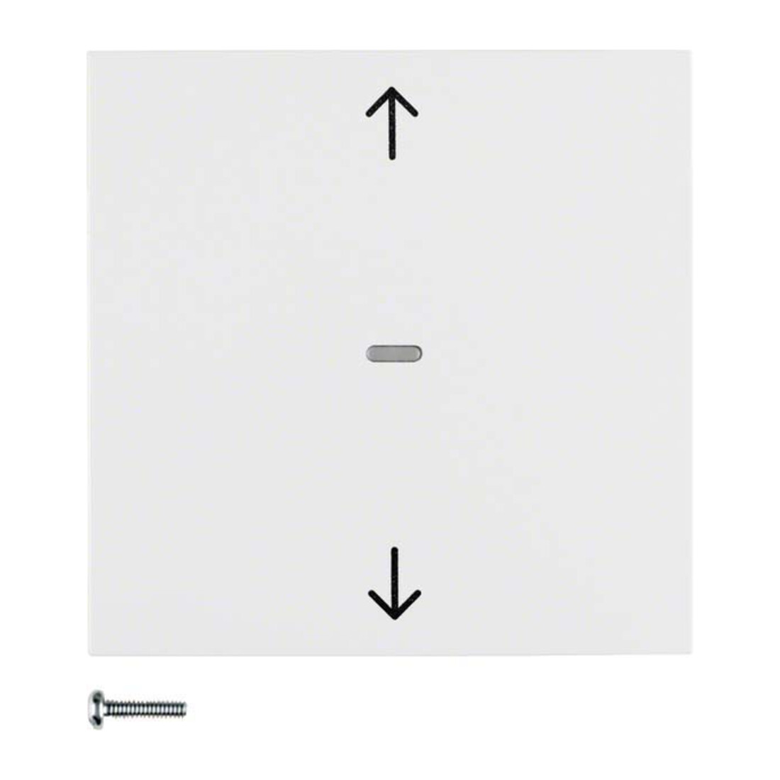 Berker Bouton de volet roulant blanc polaire brillant 85241189