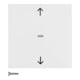 Berker Bouton de volet roulant blanc polaire brillant 85241189