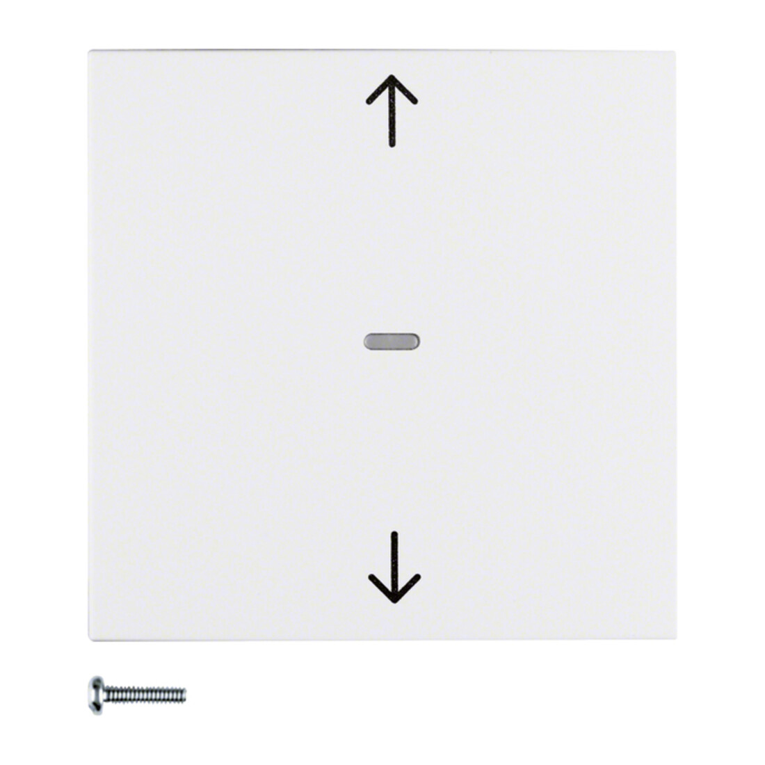 Berker Bouton de volet roulant blanc polaire mat 85241188