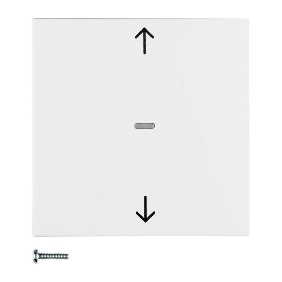 Berker Bouton de volet roulant blanc polaire mat 85241188