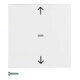 Berker Bouton de volet roulant blanc polaire mat 85241188