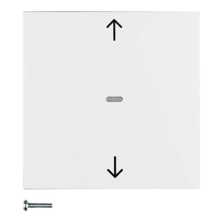 Berker Bouton de volet roulant blanc polaire mat 85241188
