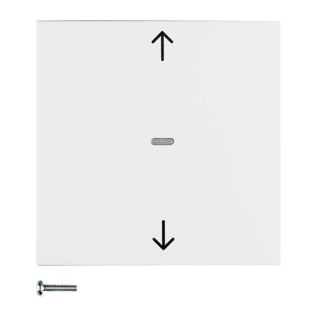 Berker Bouton de volet roulant blanc polaire mat 85241188