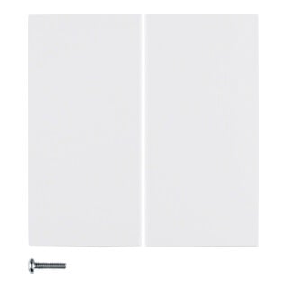 Berker Bouton double blanc polaire brillant 85142189