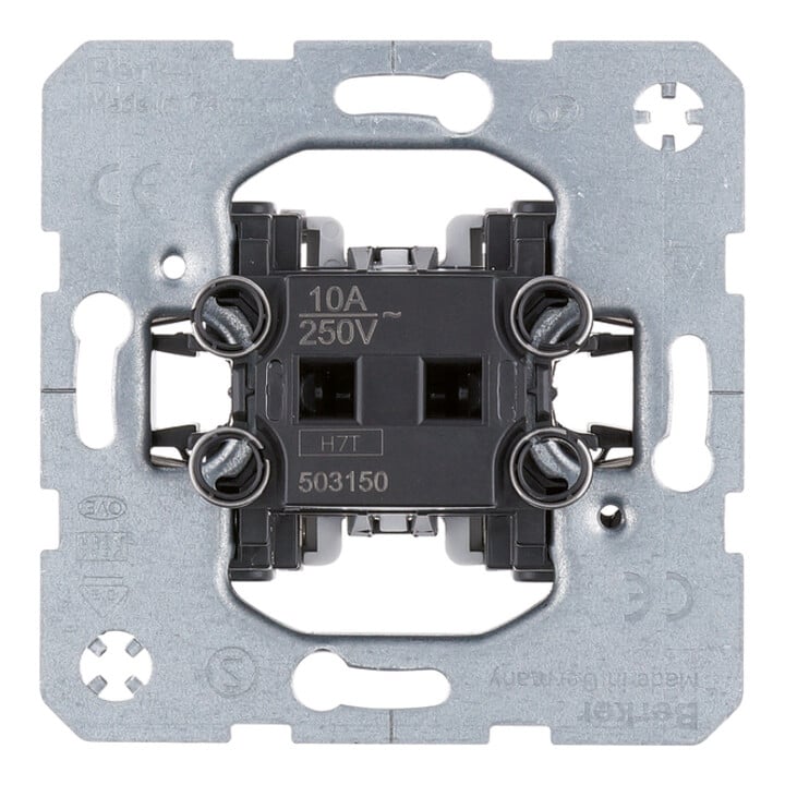 Berker Bouton-poussoir pour montage en cloison creuse 503150
