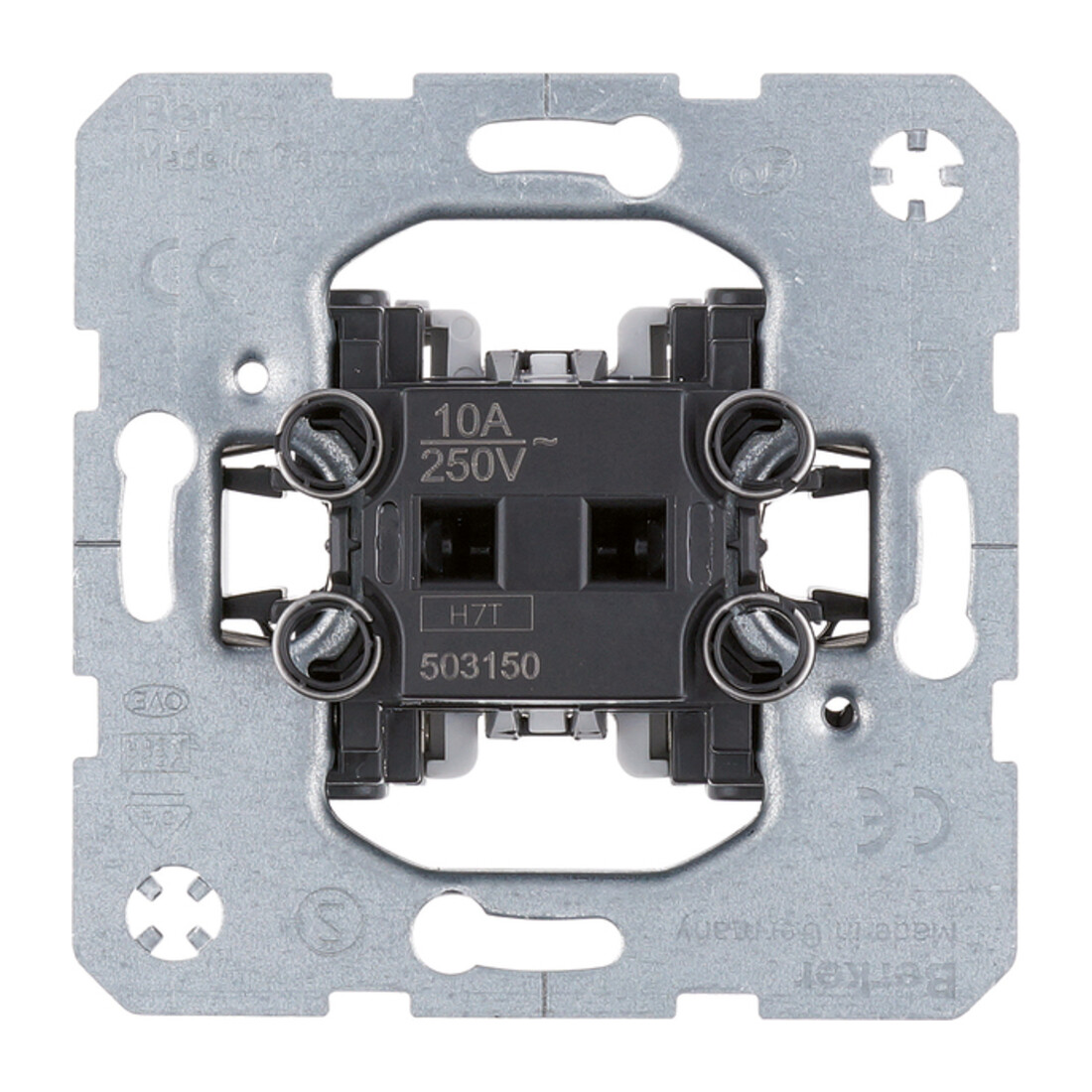 Berker Bouton-poussoir pour montage en cloison creuse 503150