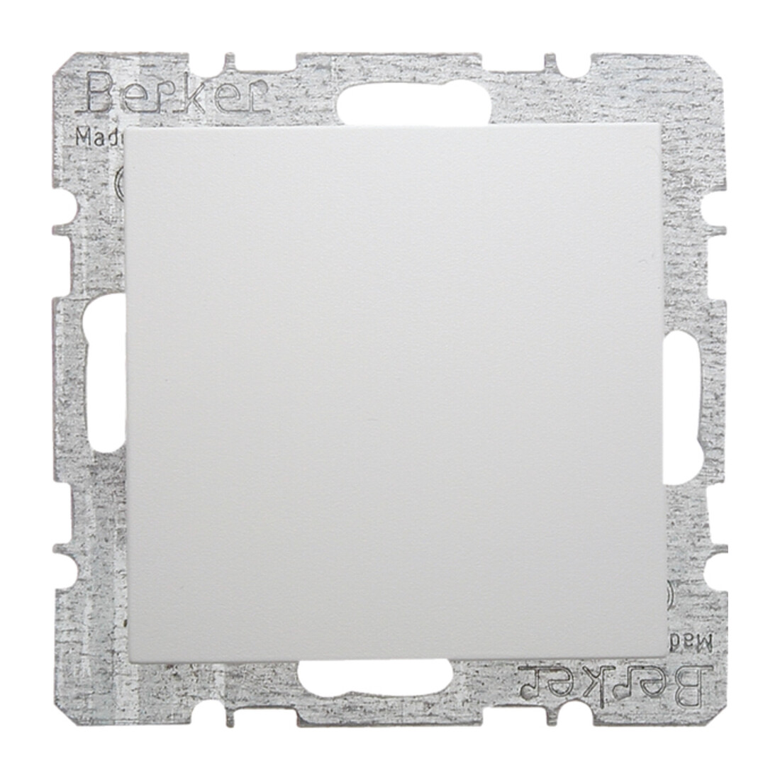 Berker Cache aveugle pws/mat avec pièce centrale 6710091909