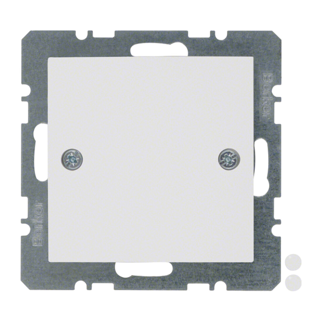 Berker Cache-obturateur pws avec pièce centrale 10091919