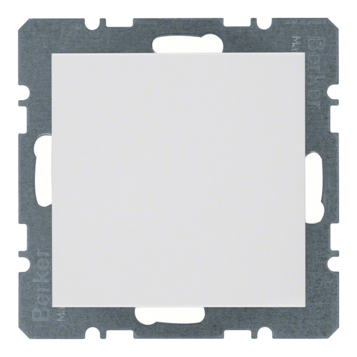 Berker Cache-obturateur pws/gl avec pièce centrale 10098989