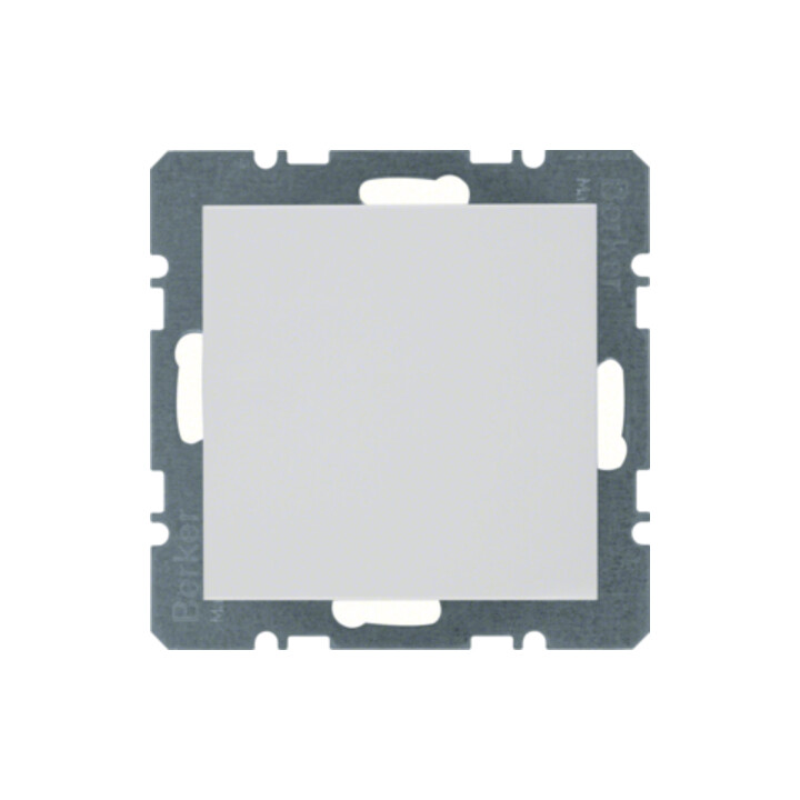 Berker Cache-obturateur pws/gl avec pièce centrale 10098989