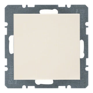 Berker Cache-prise blanc/gris avec pièce centrale 10098982