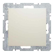 Berker Cache-prise blanc/gris avec pièce centrale 6710098982-4