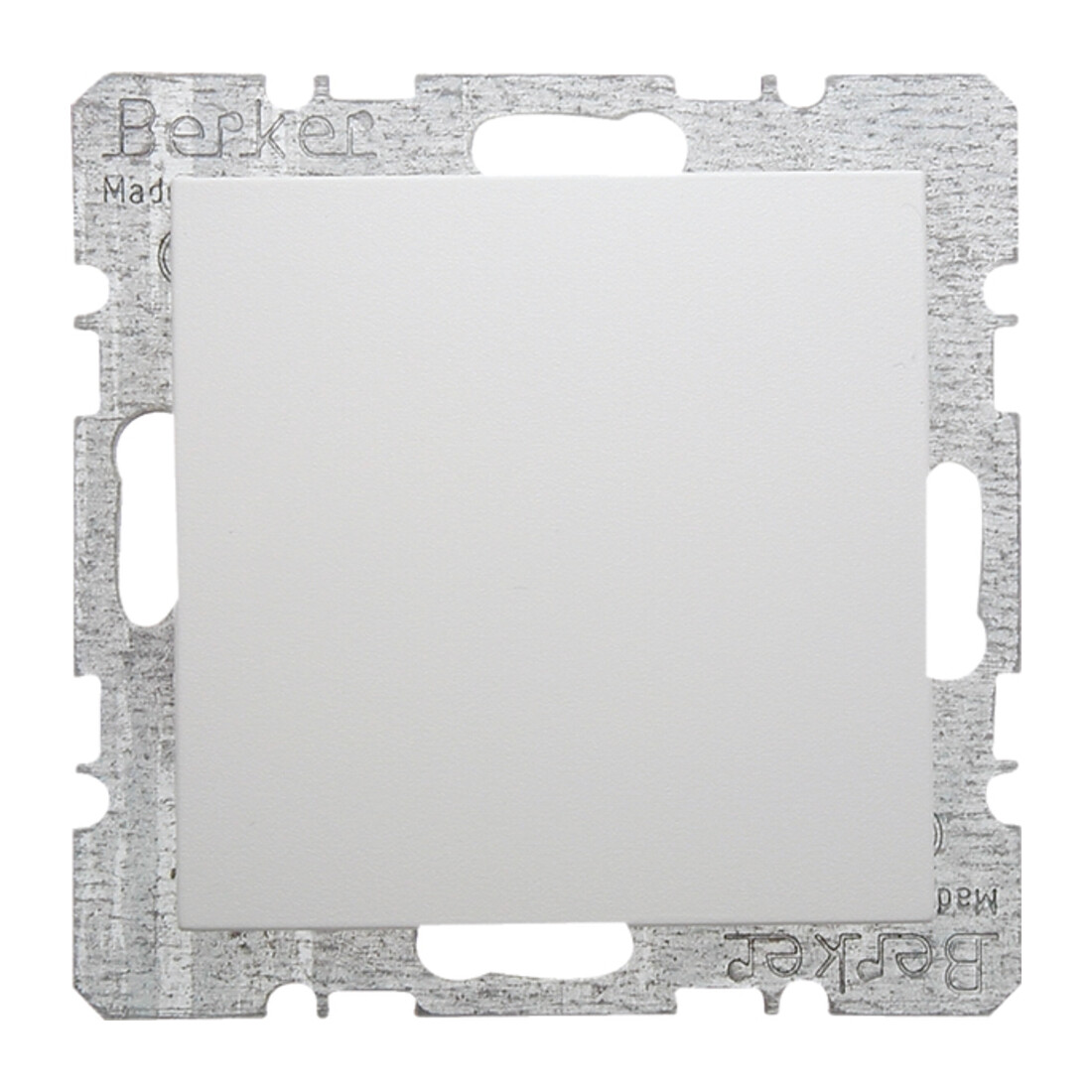 Berker Cache-prise pws/gl avec pièce centrale 6710098989