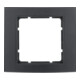 Berker Cadre 1f. alu/noir/anthracite 10113005