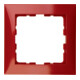 Berker Cadre 1f. rouge/transparent 10118962