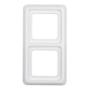 Berker Cadre 2f.pws/gl avec joint, IP44 132909-1
