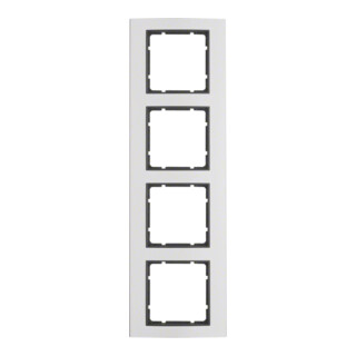 Berker Cadre 4f.aluminium 10143004