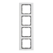 Berker Cadre 4f.aluminium 10143004-1