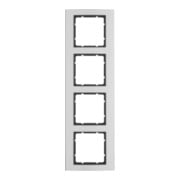 Berker Cadre 4f.aluminium 10143004-3