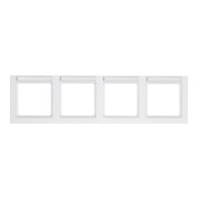 Berker Cadre 4f. horizontal pour champ Q.3, pw. velours 10246099-1