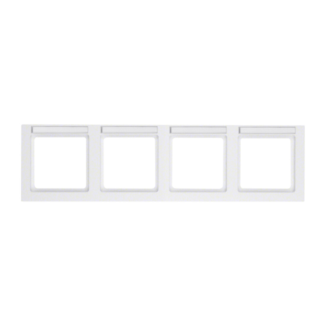 Berker Cadre 4f. horizontal pour champ Q.3, pw. velours 10246099