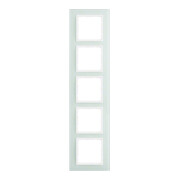 Berker Cadre 5f. avec poussoir vertical/horizontal 10156909-3