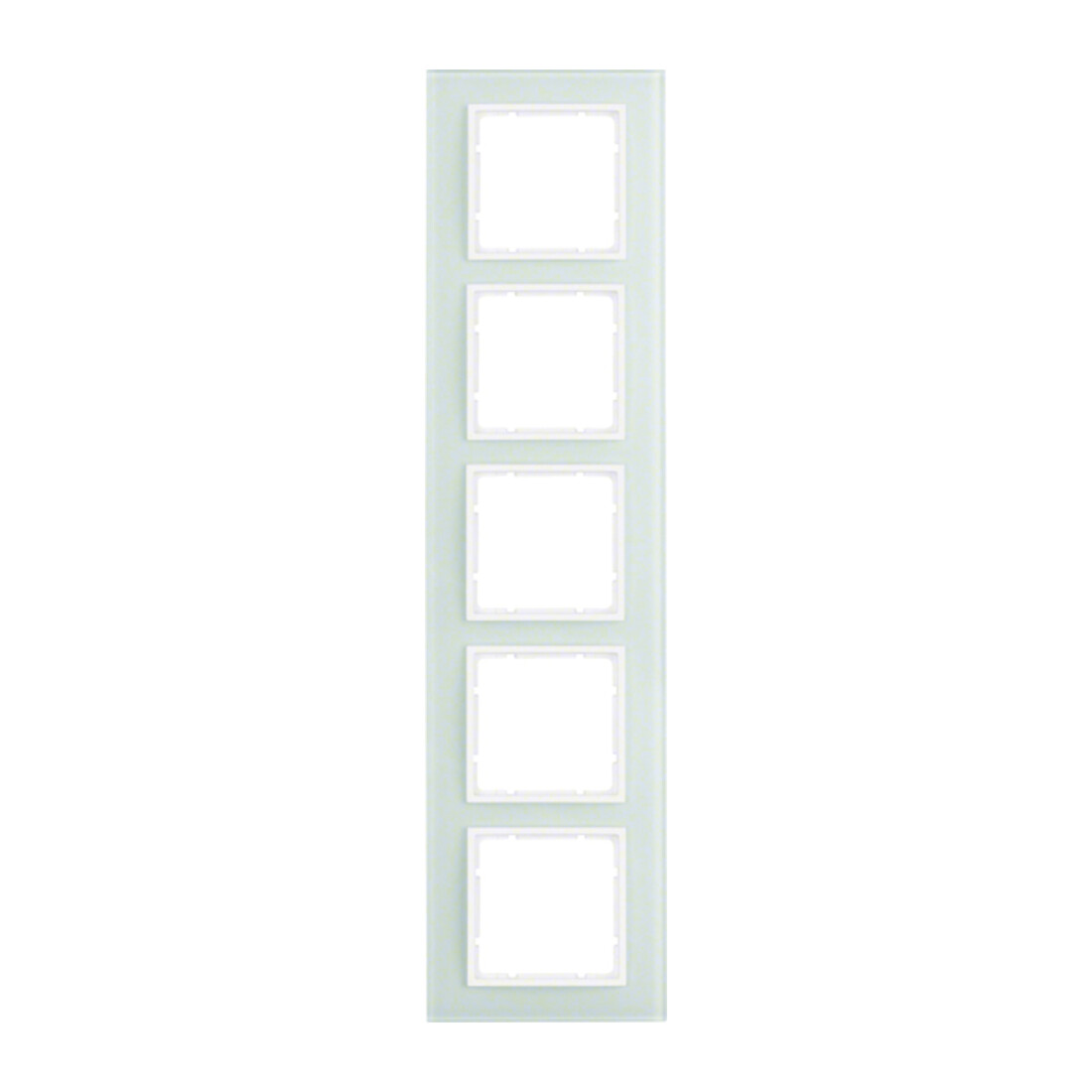 Berker Cadre 5f. avec poussoir vertical/horizontal 10156909
