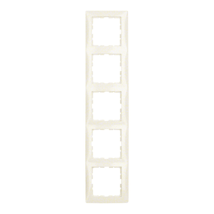 Berker Cadre 5f. blanc brillant 10158982