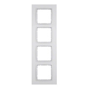Berker Cadre alu/mat 4 fois 10146424-1
