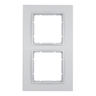 Berker Cadre alu/mat double 10126424